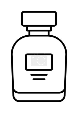 Illustration for Perfume, pheromones, sex vector icon on transparent background. Outline Perfume, pheromones, sex vector icon. - Royalty Free Image