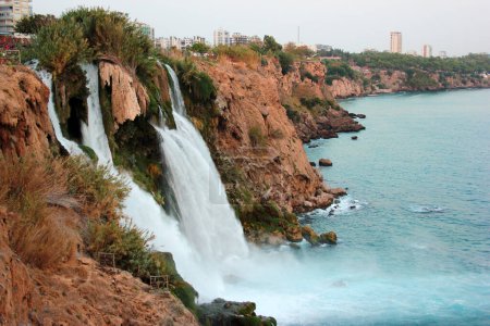 Lower Duden Waterfall in Antalya, Turkey