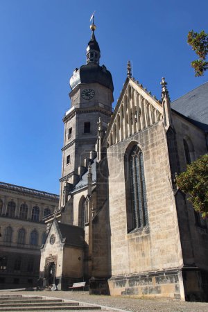 Téléchargez les photos : Eglise Saint-Barthélemy dans la vieille ville d'Altenburg, Thuringe, Allemagne - en image libre de droit