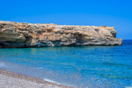 Téléchargez les photos : Belle baie Crète plage Grèce - en image libre de droit