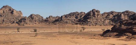 Photo for Panoramic picture of the Akakus desert - Royalty Free Image