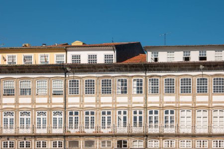 Photo for Toural Square (Largo do Toural) is one of the most central and important squares in Guimaraes, Portugal - Royalty Free Image