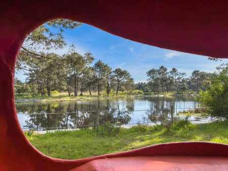 malerischer Blick auf den Naturpark Bucaquinho, ovar, nördlich von Portugal