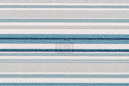 Photo for Striped blue and white synthetic leather background texture. - Royalty Free Image