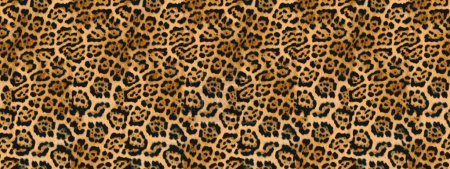 Texture léopard sans couture, fourrure léopard
