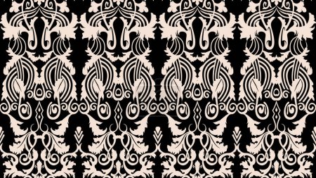 Photo for Ethnic pattern, illustration ornament pattern, textile print. - Royalty Free Image