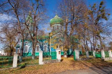 Photo for Ternivka, Cherkasy region, Ukraine - October 22, 2022: Church of St. Dmytro of Thessalonica in Ternivka village - Royalty Free Image