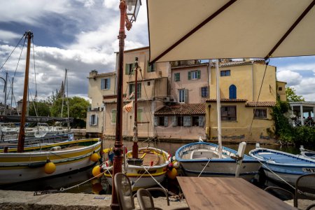 Photo for Boats on the pier of the port of portofino in italy. high quality photo - Royalty Free Image