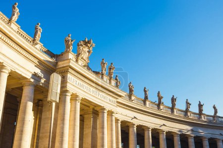 Statues atop St. Peter's Basilica, Vatican City, Rome