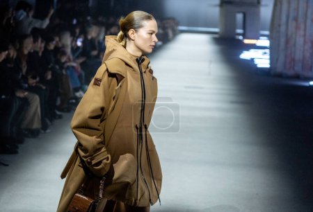 Photo for MILAN, ITALY - FEBRUARY 24: Models walk the runway finale at the Tods fashion show during the Milan Fashion Week Womenswear Fall/Winter 2023/2024 on February 24, 2023 in Milan, Italy. - Royalty Free Image