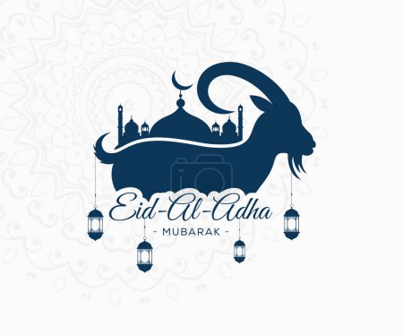 Eid al Adha Icon Trendy Vector. Eid Al Adha Mubarak Logo Trendy Design Vector