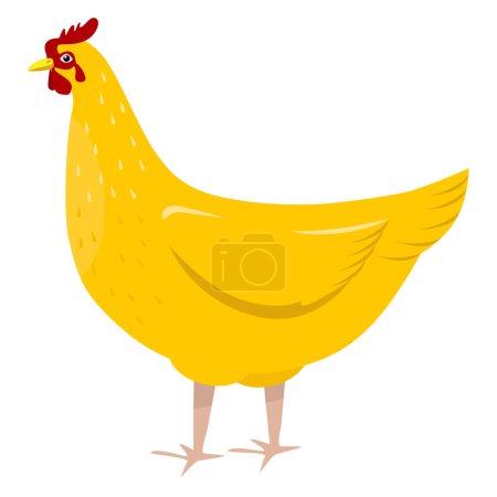 Illustration for Chicken logo vector design illustration. Chicken farm. - Royalty Free Image