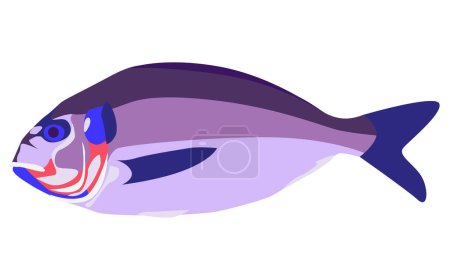 Ilustración de Colorido peces vector ilustración fondo - Imagen libre de derechos