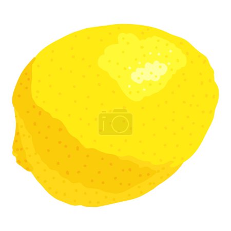 Téléchargez les illustrations : Un vecteur d'icône de fruit citron - en licence libre de droit