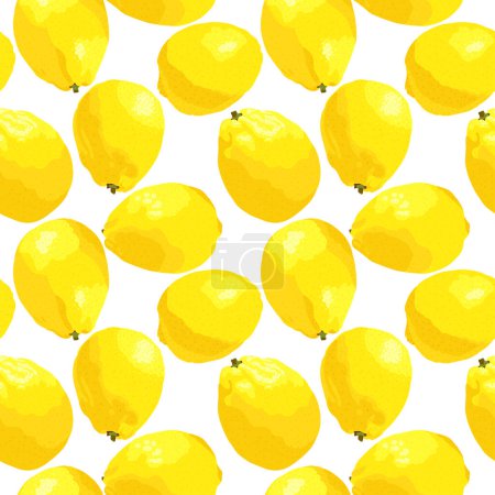 Ilustración de Patrón de rodajas de limón, ilustración vectorial - Imagen libre de derechos