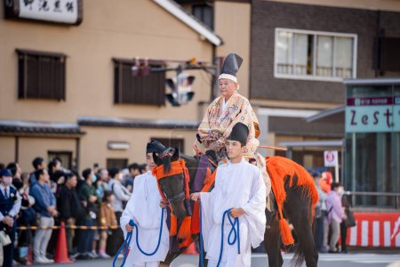 Foto de Kioto, Japón - 22 de octubre de 2023: Jidai Matsuri (Festival de las Edades), uno de los tres festivales más importantes de Kioto. - Imagen libre de derechos