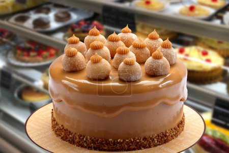Photo for Cake with dulce de leche - Royalty Free Image