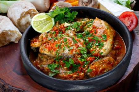 Moqueca, Fish stew, Brazilian food 