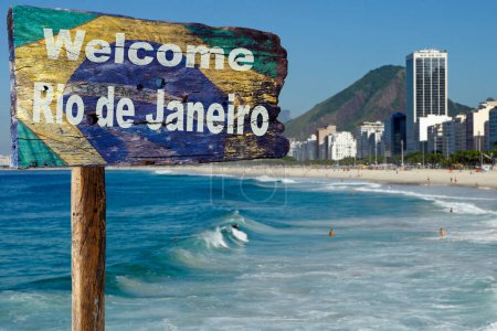 Téléchargez les photos : Bienvenue à Rio de Janeiro, Copacabana - en image libre de droit