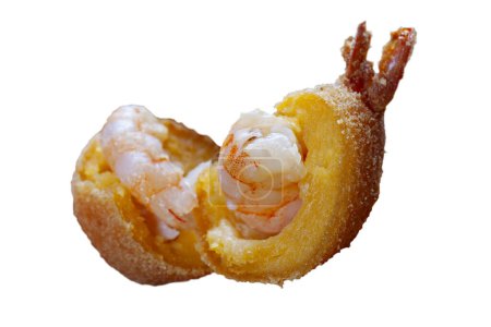 Shrimp snack, coxinha food