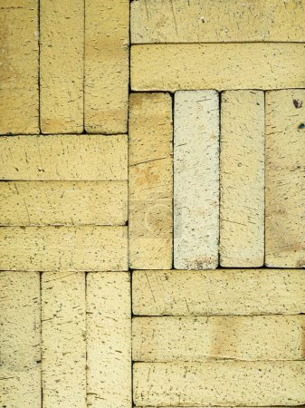 Photo for Background texture of rough brick wall. Construction. Tile. - Royalty Free Image