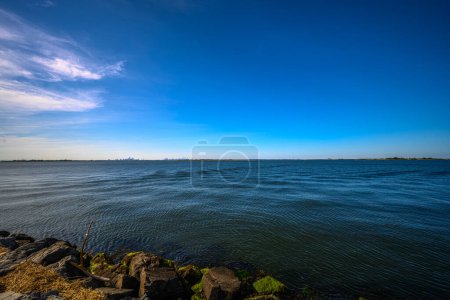 Photo for Views of the Rockaway Inlet, from the Rockaway Queens, NY - Royalty Free Image