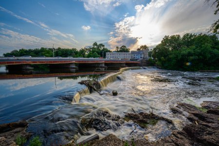 Foto de Paterson Great Falls (Passaic River), Paterson, NJ, Estados Unidos - Imagen libre de derechos
