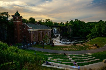 Foto de Paterson Great Falls (Passaic River), Paterson, NJ, Estados Unidos - Imagen libre de derechos