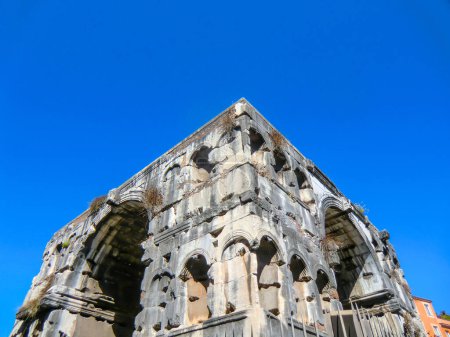 Téléchargez les photos : Quadrifrons arc de triomphe de Janus, Rome, patrimoine mondial de l'Unesco, Rome, Italie, Europe - en image libre de droit