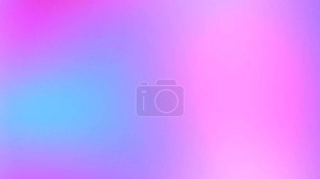 Photo for Holographic Unicorn Gradient. Trendy neon pink purple very peri blue teal colors soft blurred background. High quality photo - Royalty Free Image