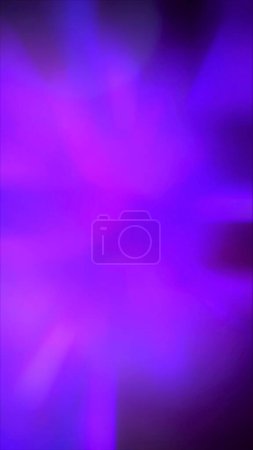 Photo for Defocused neon glow. Light flare overlay. Futuristic led illumination. Blur ultraviolet magenta pink purple blue color radiance on dark abstract background. High quality photo - Royalty Free Image