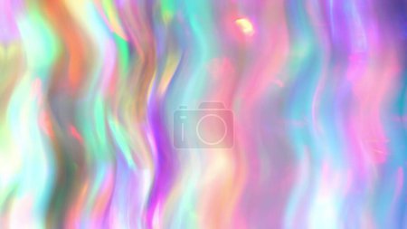 Photo for Holographic transparent iridescent texture. Abstract soft girly background. High quality photo - Royalty Free Image
