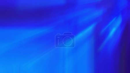 Photo for Bright rays of blue neon light glowing lines. High quality photo - Royalty Free Image