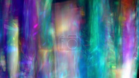 Photo for Prism Light Flares Overlay. Blurry abstract rainbow background. High quality photo - Royalty Free Image