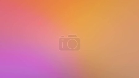 Photo for Holographic Gradient. Trendy neon pink purple and orange colors soft blurred background. High quality photo - Royalty Free Image