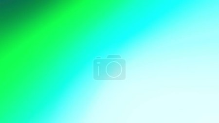 Photo for Green, cyan and blue spectrum colors blurred gradient animation. Soft abstract background. - Royalty Free Image