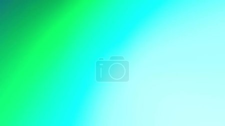Photo for Green, cyan and blue spectrum colors blurred gradient animation. Soft abstract background. - Royalty Free Image