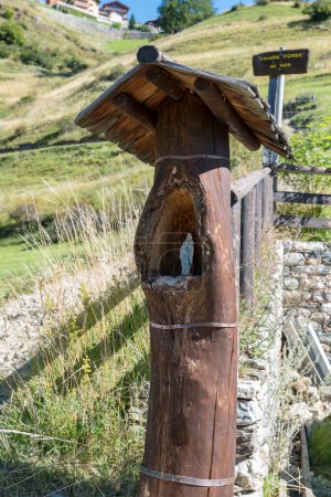 Photo for Wooden Madonna Val Venosta, South Tyrol Italy - Royalty Free Image