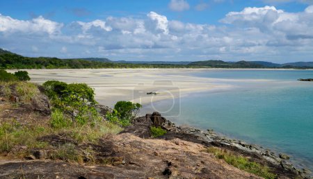 Photo for Cape York Peninsula Queensland Australia. View from beach from the rocky outcrop - Royalty Free Image