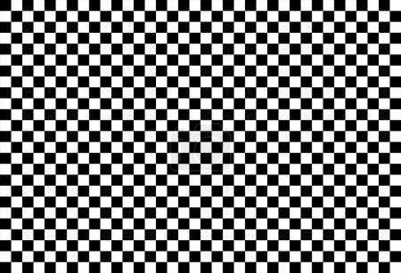 Illustration for Small black and white checkered background - Royalty Free Image