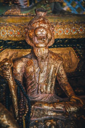 Foto de Pu Chao Saming Phrai Shrine Samut Prakan Province, Tailandia. - Imagen libre de derechos