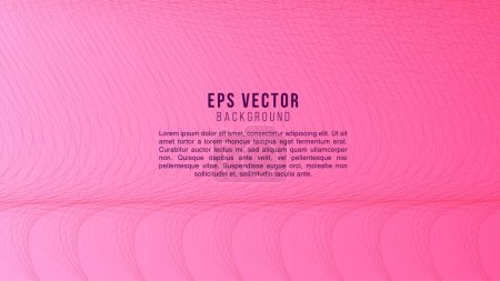 Photo for Pink Gradient Line shape Background Abstract EPS Vector - Royalty Free Image