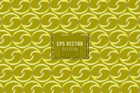 Photo for Vector yellow geometric pattern. Seamless modern linear texture. - Royalty Free Image