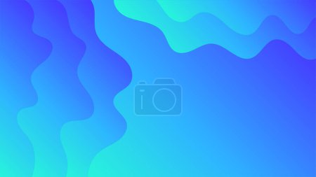 Photo for Liquid color background design. Fluid gradient composition. Creative illustration for poster, web, landing, page, cover, ad, greeting, card, promotion. Eps 10 vector - Royalty Free Image