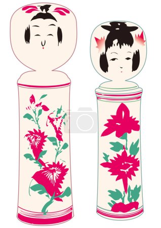 Photo for Kokeshi, a traditional Japanese craft - Royalty Free Image