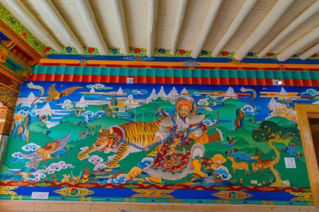 Foto de Monasterio de Thiksey, Thiksey Gompa, Leh Ladakh, Jammu, Cachemira, India, 19 de mayo de 2022 - Imagen libre de derechos