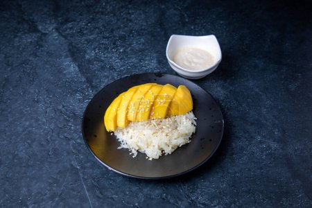 Photo for Thai food-fried rice with lemon and coconut milk - Royalty Free Image