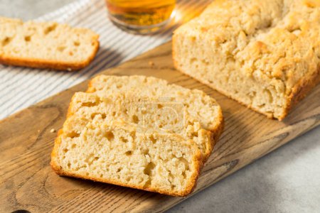 Photo for Healthy Natural Beer Bread Cut into Slices - Royalty Free Image