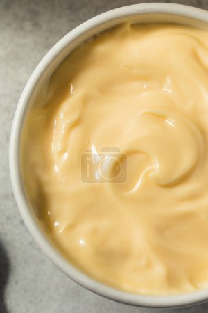 Photo for Homemade Organic Asian Japanese Mayo in a Bowl - Royalty Free Image