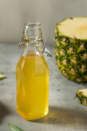 Photo for Homemade Pineapple Simple Syrup to Use for Cocktails - Royalty Free Image